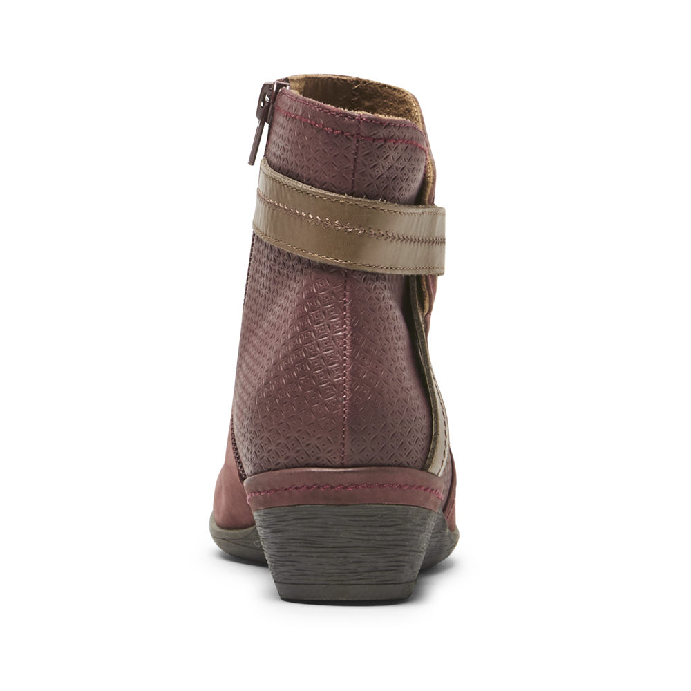 Rockport Booties For Womens Red - Cobb Hill Devyn - KZ4397086